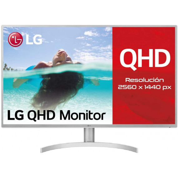 LG Monitor 31.5" 32QK500-C QHD IPS Gris-blanco 008KMJQY4828