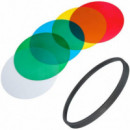 GODOX AD-R14 Reflector con Panal y 5 Filtros de Color