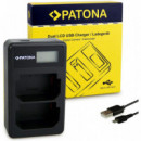 PATONA Cargador Dual Lcd para Sony NP-FZ100