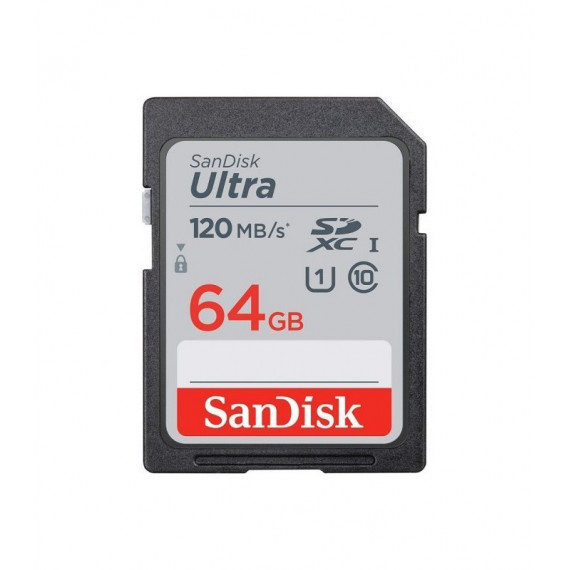 SANDISK Ultra Sdhc Tarjeta de Memoria de hasta 120 Mb/s 64GB