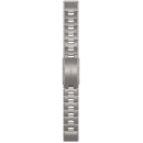 GARMIN Correa Quickfit  Fenix 6/6X Titanio con Revestimiento de Carbono Tipo Diamante Dlc