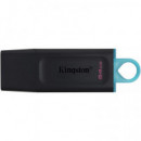 KINGSTON Pendrive Exodia Negro USB 3.2 DTX/64GB