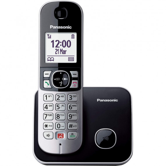 PANASONIC Contestador Negro Dect KX-TG6861SPB