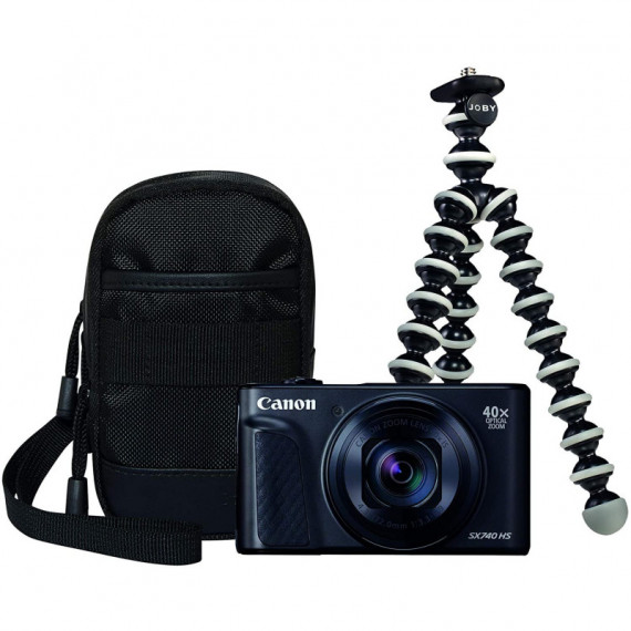 CANON Powershot SX-740 Hs Travel Kit Negra