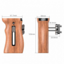 SMALLRIG Mango Lateral Universal de Madera para Cages - HSN2093C