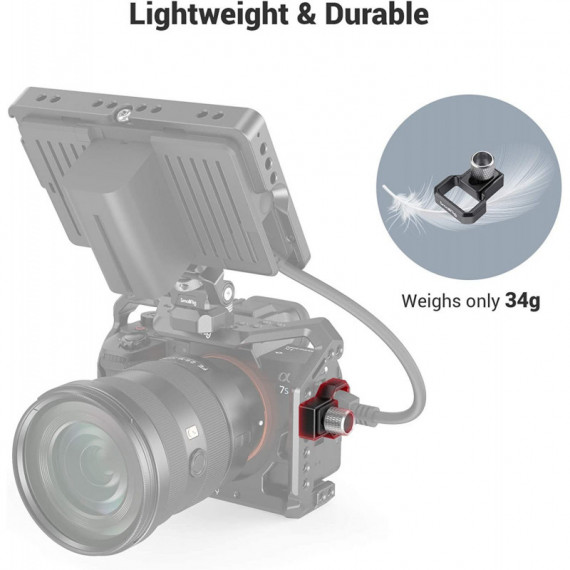 SMALLRIG HDMI Cable Clamp 3000 A7S Iii Cage