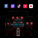 MONSTER Superstar M97 Micrófono Karaoke BLUETOOTH Negro