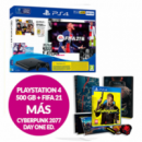Playstation 4 Slim 500GB + Fifa 21 + Fut+ Cyberpunk 2077  SONY