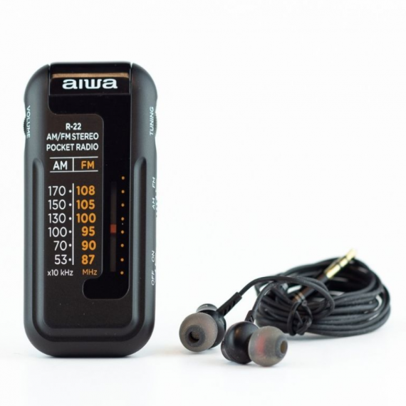 AIWA Radio de Bolsillo R-22 + Auriculares