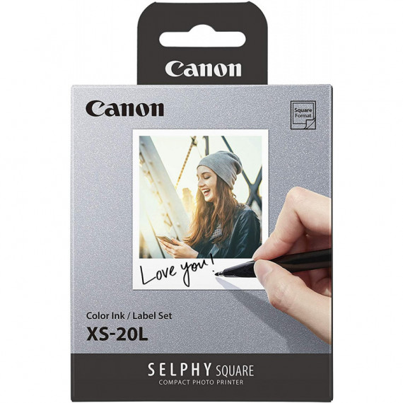 CANON Selphy Square QX10 Pack de Papel y Tinta XS-20L