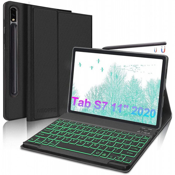Funda Teclado Compatible Samsung Tab S7 T870 con Ñ 11"