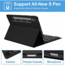 Funda Teclado Compatible Samsung Tab S7 T870 con Ñ 11"
