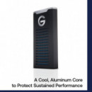 G-drive Mobile Ssd de 2TB, Almacenamiento Portátil  ‎G-TECHNOLOGY