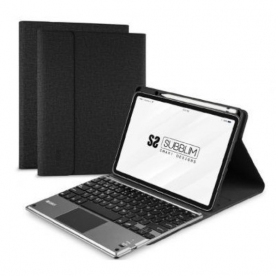 SUBBLIM Funda Tablet Ipadpro 12.9" Teclado Touchpad BLUETOOTH