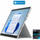 MICROSOFT Surface Pro 8, I3, 128GB, 13", W11P, Plata