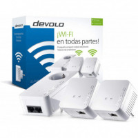 DEVOLO 9644 Dlan 550 Wifi Network Kit Plc Triple