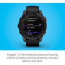 GARMIN Fénix 7 Solar Negro