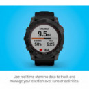GARMIN Fénix 7X Solar Negro