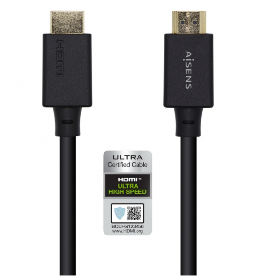 AISENS Cable HDMI 2.1 Ethernet 1.5M 4K / 8K A150-0422