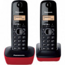 PANASONIC KX-TG1612 - Teléfono Fijo Inalámbrico Dúo