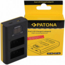 PATONA Dual Lcd USB Charger Nikon EN-EL25 Battery 8.7V  500MA