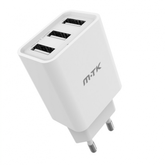 M.TK Cargador 3USB