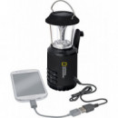 NATIONAL GEOGRAPHIC Farol de Camping con Función de Radio, Negro