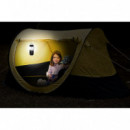 NATIONAL GEOGRAPHIC Farol de Camping con Función de Radio, Negro