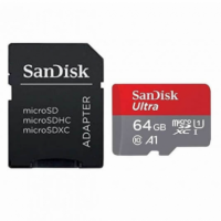 SANDISK Ultra - Tarjeta de Memoria Micro Sdhc de 64 Gb 120MB/S con Adaptador Sd