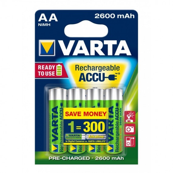 Pila Recargable VARTA Aa 2600MAH