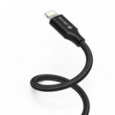 DEVIA Cable Gracious Lightning 2.4A 1M Negro