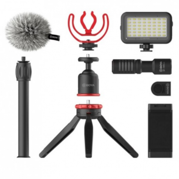BOYA BY-VG350 Kit Vlogger con Led para Smartphone BOYA BY-VG350 Kit Vlogger con Led para Smartphone