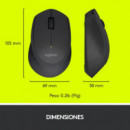 LOGITECH Wireless Mouse M280 Black