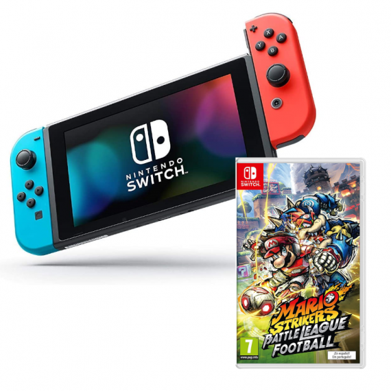 NINTENDO Switch + Mario Strikers Battle League Football
