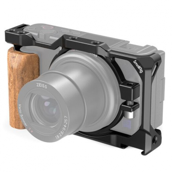 SMALLRIG Cage With Wooden Handgrip para Cámara Sony ZV1 2937