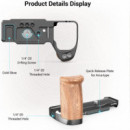 SMALLRIG L-shape Grip Empuñadura en Forma de L de Madera para Sony ZV-E10 3706