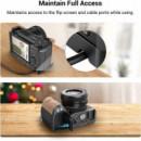 SMALLRIG L-shape Grip Empuñadura en Forma de L de Madera para Sony ZV-E10 3706