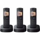 PANASONIC Teléfono Fijo Inalámbrico Trio KX-TGC313SPB