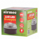 AIRMEC Luz Led de Emergencia 9V Luz de Flash ámbar y Luz Blanca