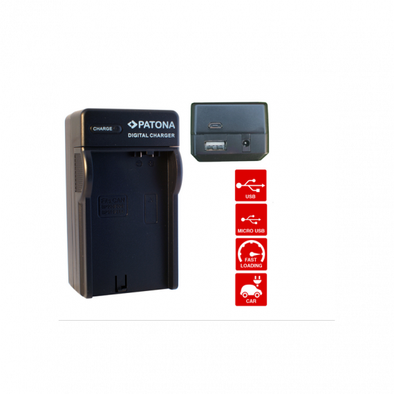 PATONA Cargador para Canon LP-E6