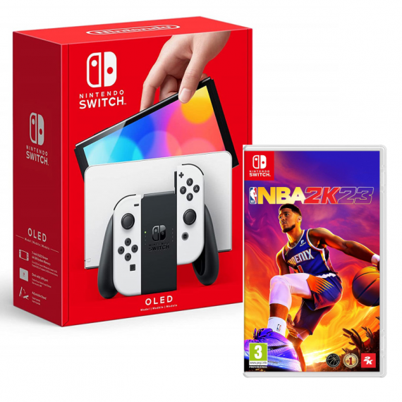 NINTENDO Switch Oled 7" + Nba 2K23