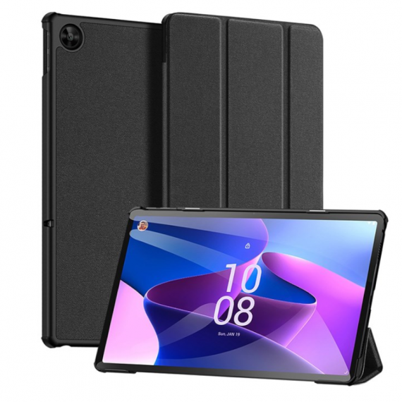 DUX DUCIS Domo Series Tri-fold Tablet Cover Protective para Lenovo Tab M10 Plus Gen 3 Negro
