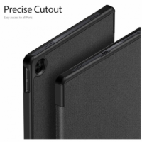 DUX DUCIS Domo Series Tri-fold Tablet Cover Protective para Lenovo Tab M10 Plus Gen 3 Negro