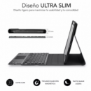SUBBLIM Funda con Teclado Touchpad Ipad 10,2" Negro BTPI01