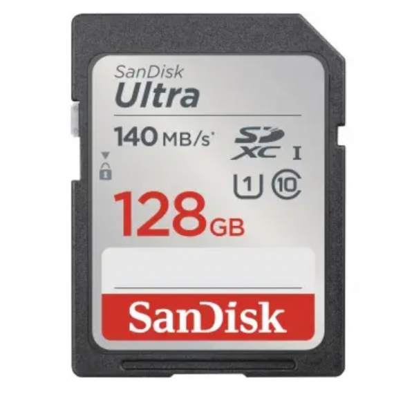 SANDISK Ultra 128 Gb Sdxc Memory Card 140 Mb/s Tarjeta Memoria
