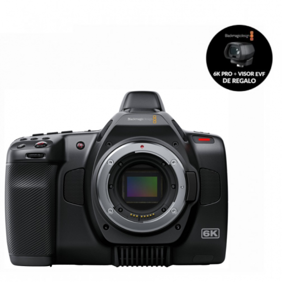 BLACKMAGIC Cámara Pocket Cinema 6K G2 + Visor