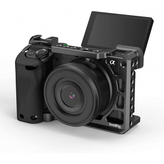 SMALLRIG Camera Cage With Silicone Handle para Sony A6100/A6300/A6400 3164