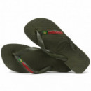 Chanclas Brasil Logo de HAVAIANAS
