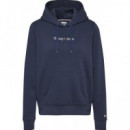 Sudadera con Capucha Serif Linear de Tommy Jeans  TOMMY HILFIGER