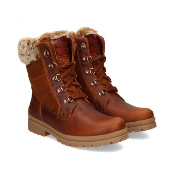 Botin Ganchos Pelo Napa Cuero  PANAMA JACK